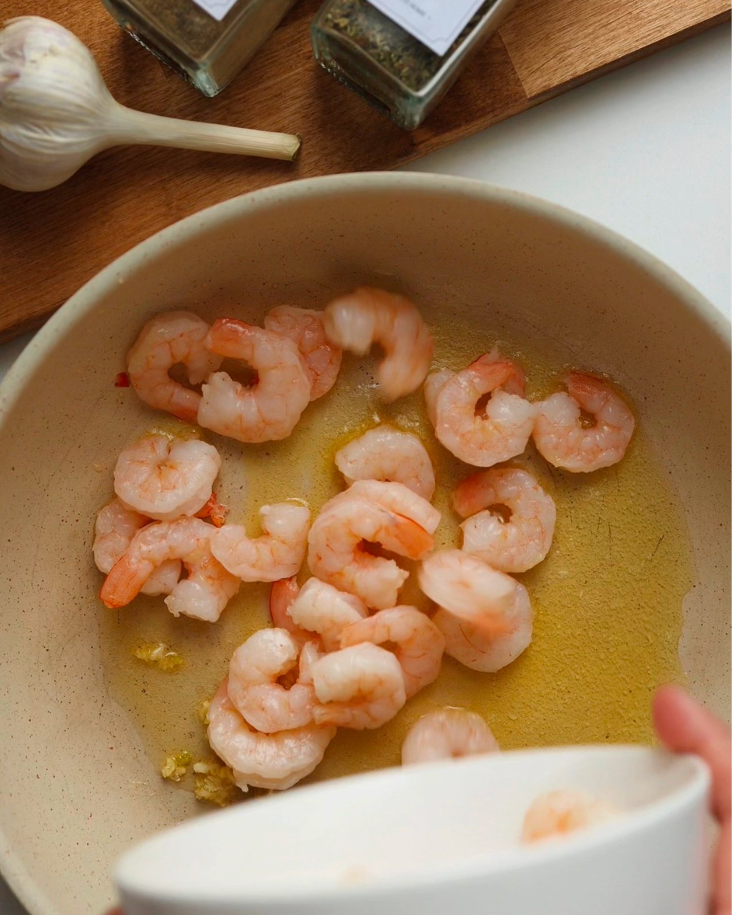 cook the shrimp